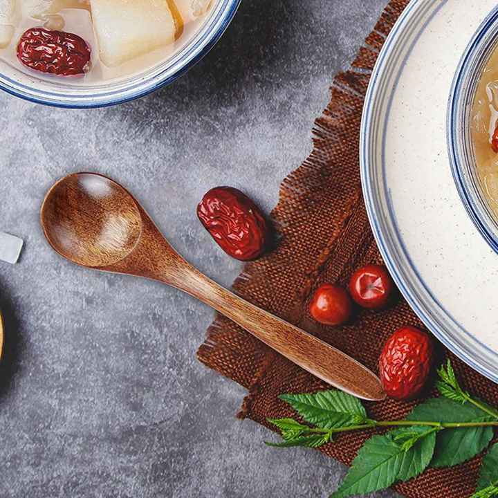NAMUNY%206X%20Small%20Wooden%20Spoons%20&%202%20Pcs%20Wooden%20Soup%20Ladle%20Long%20Handle%20Large%20Spoon%20Wood%20Scoop%20Kitchen%20Serving%20Spoon%20-%20Image%205