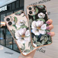 Hontinga for Infinix Zero X Zero X Pro Back Cover Luxury 6D Plating Cartoon Flower Soft Silicone Phone Case. 