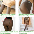 Plus Size Winter Warm Fake Skin Leggings - Women. 