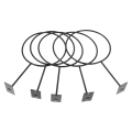 5Pcs Wall Ball Holders Wall Basketball Shelf Football Display Stands Basketball Storage Racks Soccer Wall Mounted Shelf Easy Install. 