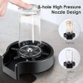 Automatic Cup Washer Faucet Glass Rinser Bar Coffee Pitcher High Pressure Cleaning Cup Tool. 