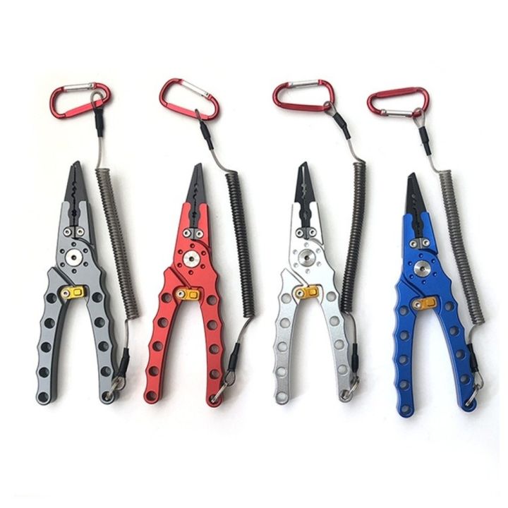 New%207.3%20Inch%20Lure%20Pliers%20Aluminum%20Alloy%20Side%20Cutters%20Fish%20Controller%20with%20Lock%20Sea%20Fishing%20Top%20Ring%20Control%20Pliers%20-%20Image%203