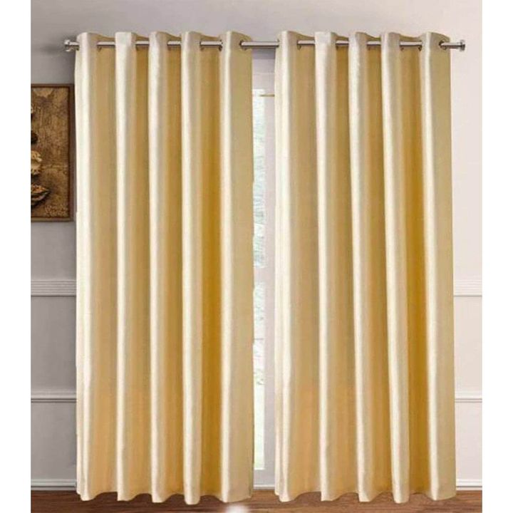 Modern%20Silk%20Curtain%201%20Piece%205x6.5%20(Feet)%20Size%20Cream%20-%20Image%202