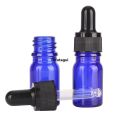 Difutagui 1 Pc 5ml 10ml 15ml 20ml 30ml 50ml 100ml Blue Glass Dropper Bottles 2025 New with Glass Pipettes for Essential Oils Cosmetic Container. 