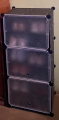 6 Layer Plastic Diy Shoe Rack. 