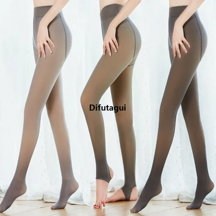Difutagui%20Women%20Winter%20Leggings%20Warm%20Tights%20Translucent%20Pantyhose%20Stockings%20Original%20Fleece%20Ladies%20Thermal%20Wool%20Pants%20Elastic%20High%20Waist%20Socks%20-%20Image%206