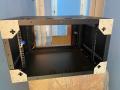 9U Wallmount Networking Rack. 
