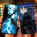 2025 5G Black Silicone 4A XL 6A 6 5 7A 7 el 9 8le Pix for GoogB－Batman Art Pop Cool Fit A 5 4 Shock Case Soft Phone Case. 