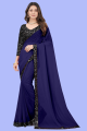 Self Design Bollywood Georgette Saree For Women. 