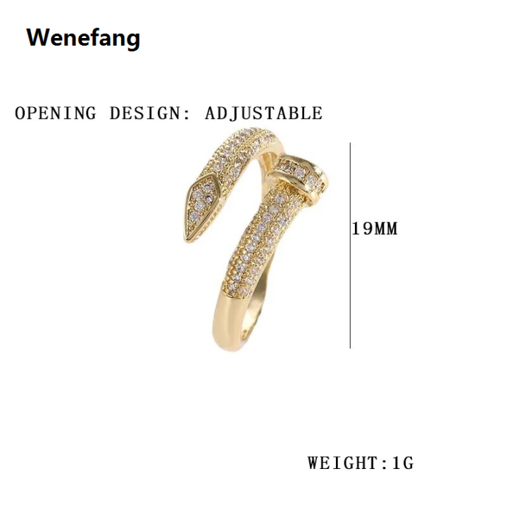Wenefang%20Luxurious%20Wooden%20Nail%20Modeling%20Design%20Shiny%20Zircon%20Gold%20Silver%20Color%20Ring%20Women's%20Men%20Open-Loop%20Elegant%20Temperament%20Accessories%20-%20Image%206