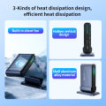 Acasis Detachable vertical dual-channel pickup 4K60HZ external capture card HDMI, dual-channel 4K60HZ capture display USB3.0 game recording, host recording and various live broadcasts Built-in cooling fan VC-018MAX. 