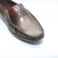 Choclate None Lace Loafer  Formal Leather Shoes For Boys. 