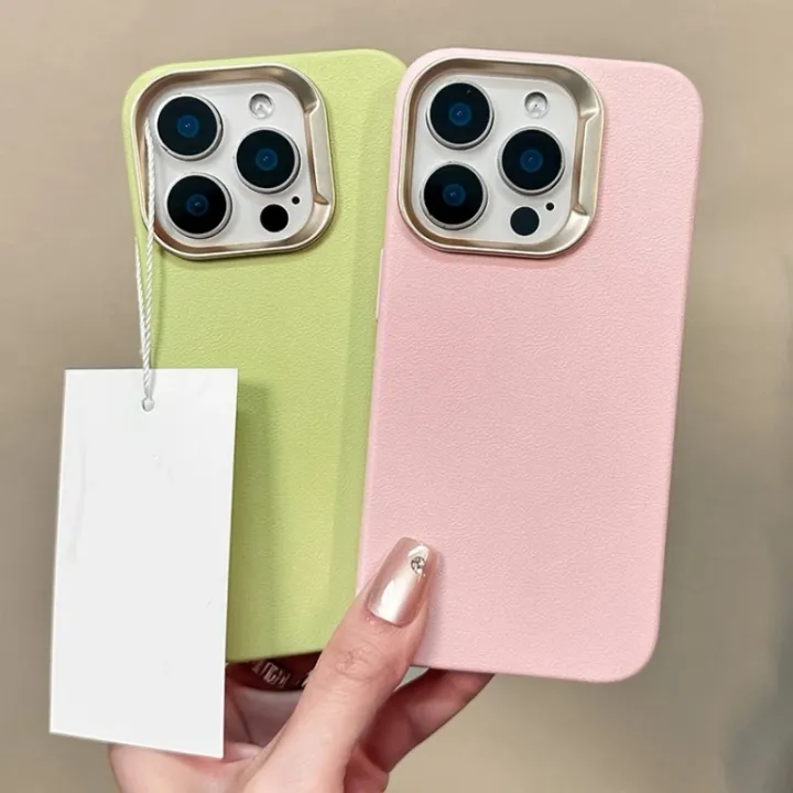 HOCE%20Leather%20Texture%20Phone%20Cases%20For%20iPhone%2016%2015%2014%2013%2012%20Pro%20Max%2016%20Plus%20Case%20Solid%20Color%20Shockproof%20Soft%20Silicone%20Matte%20Cover%20-%20Image%207