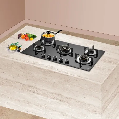 KAFF%205%20Burner%20Built-In-Hobs%20%7C%20Alton%20ALNF%20865%20%7C%2086cm%20%7C%20Auto%20Electric%20Ignition%20%7C%20Black%20Tempered%20Glass%20(8%20mm%20Thick)%20%7C%20Designer%20Anti%20Slip%20Metal%20Knob%20-%20Image%203