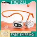 Wenefang Sutuiying New MEIZU mblue H02 Open Ear Headphones Wireless Bluetooth 5.3 Stereo Bargain price High Quality Earphone HiFi HD Mic Call Music Sports Ear Hanging Earbuds. 