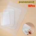 10Pcs Durable A4 A5 A6 A7 Notebook Divider Stationery Accessories Matte Inner Paper Separator Transparent PP Binder Organizer Baffle For Binder Planner. 