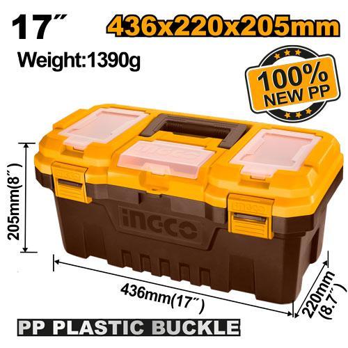Ingco Storage 17" Plastic Tool Box