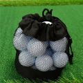 2X Golf Ball Storage Bag Mesh Bag with Drawstring Net Fabric Bag Golf Ball Drawstring Bag. 