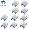 Wenefang 1-10pcs HC-SR501 Adjust IR Pyroelectric Infrared PIR Motion Sensor Bargain price Detector Module For Arduino For Raspberry Pi Kits + Case. 