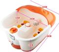 Foot Spa Bath Massager with Leg Roller - Electric Massager for Pain Relief - Detox Heat Massage. 
