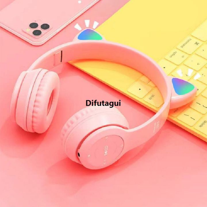 Difutagui%20New%20specials%20Cute%20Cat%20Ear%20Headphones%20with%20RGB%20LED%20Light%20Wireless%20Headset%20Original%20Kids%20Girls%20Stereo%20Phone%20Music%20Bluetooth%20Headset%20PC%20Gamer%20Gift%20-%20Image%203