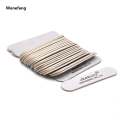 Wenefang 100/50/20Pcs/Lot MINI Wooden Nail Files Sanding Grinding Fashion Polishing Buffer Strips Manicure Care Tools 180/240 Grit. 