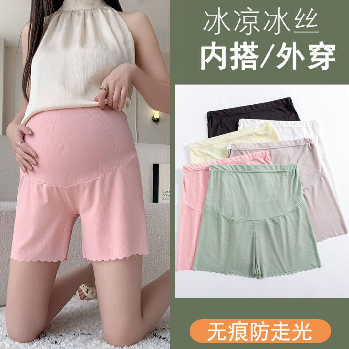 Maternity%20Summer%20Safety%20Pants%20Summer%20Thin%202023%20New%20Loose%20Casual%20Anti-Exposure%20Leggings%20Belly%20Support%20Pants%20-%20Image%202