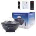 Galaxy Night Light Music Water Wave Projector Lamp Bluetooth Player Remote Control USB Powered Sound-Activated. 