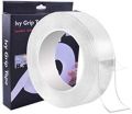 3 Mtr Nano Double Sided Silicon Tape Heavy Duty Multipurpose Removable Traceless Mounting Adhesive Tape For Walls Washable Reusable Strong Sticky Strips Double Side Tape Grip Tape. 