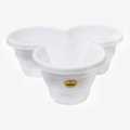 Gem Plasticware White 3 In 1 Gamala/ Flower Pots (8012) | Bucket Planter Pots For Indoor/Outdoor Plants. 