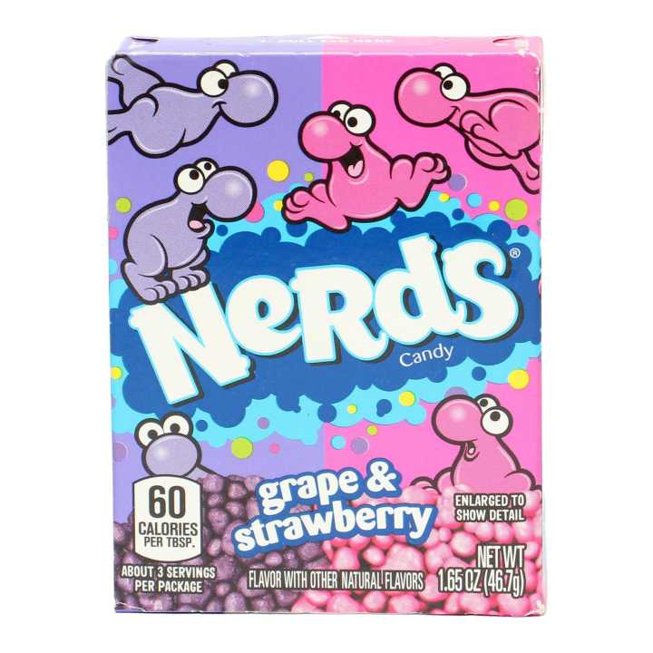 Big Chewy Nerds Grape & Strawberry Candy 46.7Gm