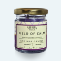 Lavender Scented Soy Wax Candle 100gm Natural Long-Lasting Clean Burning. 