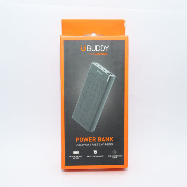 White GBUDDY Gionee Power Bank 20000mAh