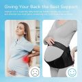 Pregnant Women Stomach Lift Belt for Baby Safety (Beige and Black). 
