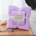 2 Piece Bath & Face Towel Set Home Textile Coral Velvet Absorbent Bath Towels For Adults Large Soft Comfortable Towel. 