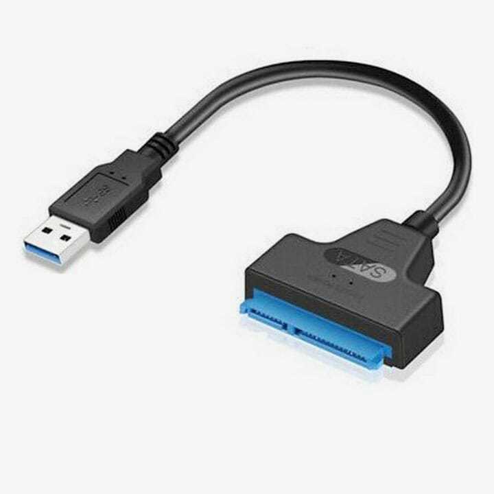 USB 3.0 to SATA 22P 2.5" Hard Disk Driver Adapter with USB Cable
