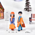 Travel Couple DIY Mini Miniature Fairy Garden Dollhouse Decor Micro Landscape. 