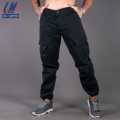 KILOMETER Casual Greenish Blue Multi Pockets Cargo Box Pant For Men - KM 024A. 