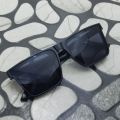 Rectangle Square Black Frame Sunglasses For Men & Women. 