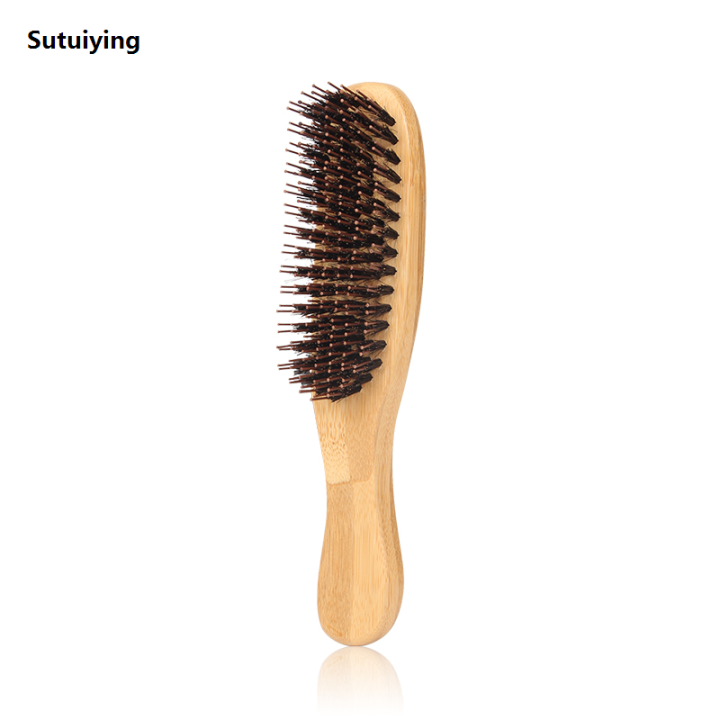 Sutuiying%20Bamboo%20Hair%20Brush%20Natural%20Boar%20Bristle%20Barber's%20Hairdressing%20DIY%20Styling%20Supplies%20Smoothing%20Detangle%20Comb%20for%20Wet%20Dry%20Hair%20-%20Image%207