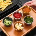 1PC Mini Reusable Household Durable Stackable Seasoning Dishes Sushi Dipping Bowl Sauce Cup Salad Sauce Container. 