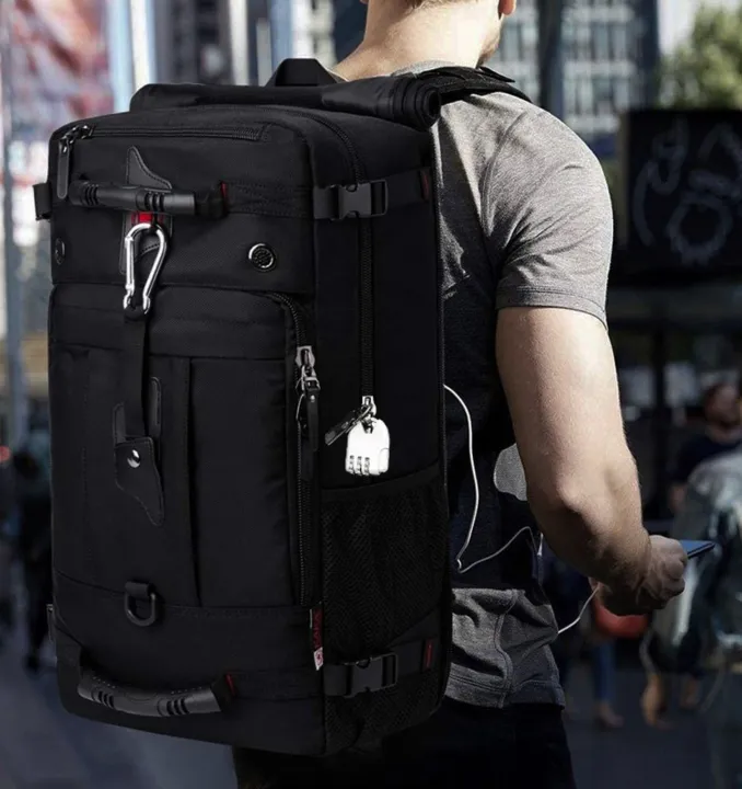 Bag%20Travel%20Carry-on%20Superior%20Quality%20Multifunctional%20KAKA%20Convertible%20Duffle%20Durable%20Backpack%20-%20Image%203