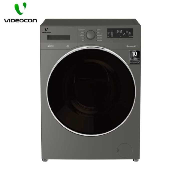 Videocon 8 Kg Inverter Front Loading Washing Machine Fully Automatic