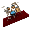 Miniature Jazz Drum Kit Model Mini Drum Cymbal Musical Instrument Model Miniature Drum Kit. 