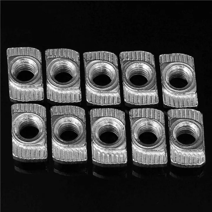 fasdaga%20300%20Pcs%20M5%20Hammer%20Nut%20Carbon%20Steel%20Aluminum%20Connector%20T%20Fastener%20Sliding%20Nut%20-%20Image%207