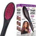 Simply Straight Ceramic Electric Digital Hair Straightener Brush. 