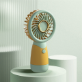 NAMUNY Handheld Fan Border Small Fan Handheld Pocket Mini Fan Portable USB Rechargeable Fan Gift Silent,C. 