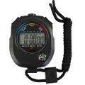 New Digital Lcd Stopwatch Water Resistance Timer Sports Alarm Counter Sport Watch Unisex. 