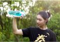 600ml Portable Water Bottle with Mist Spray: Creative Cover, Leak-proof, Ideal for Sport, Cycling, Gym, Beach. 