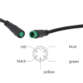 S866 Electric Bike LCD Display Electric Scooter Display Meter Control Panel with Waterproof Plug and Waterproof Line. 